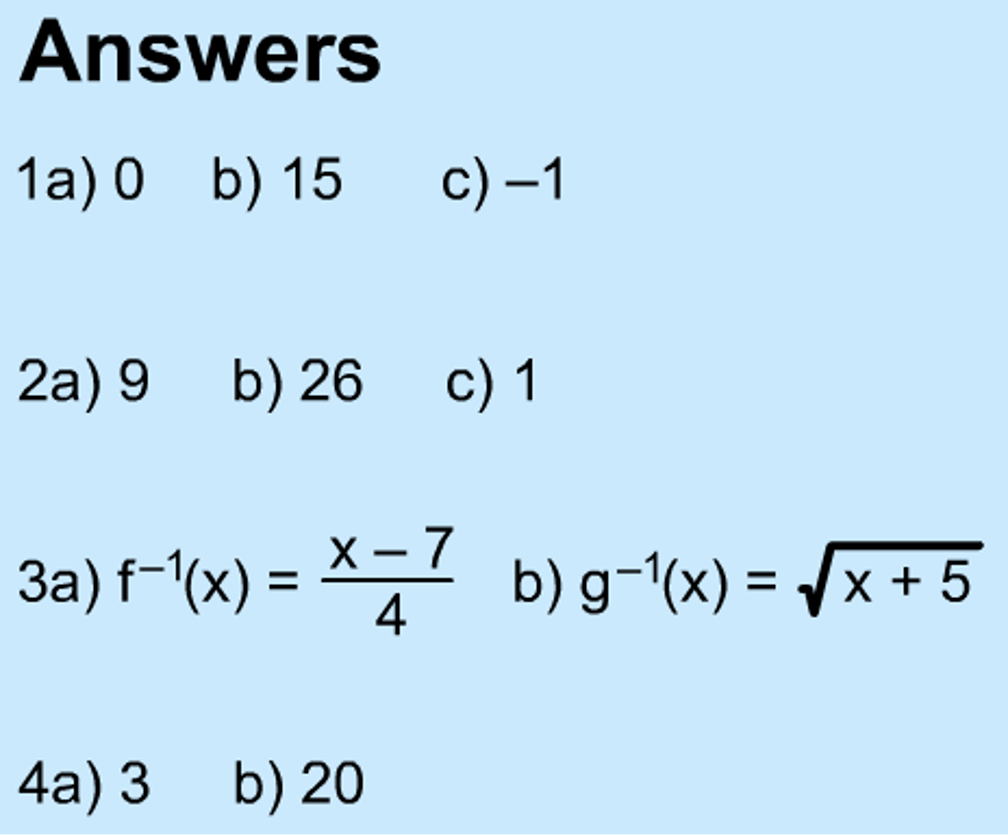 functions