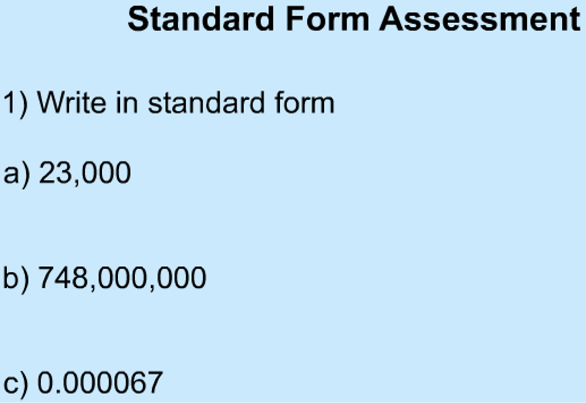 Stod Form Standard-form