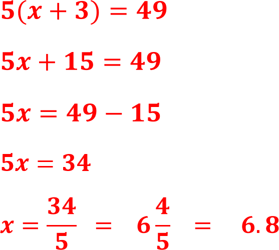 Equations With Brackets 7755