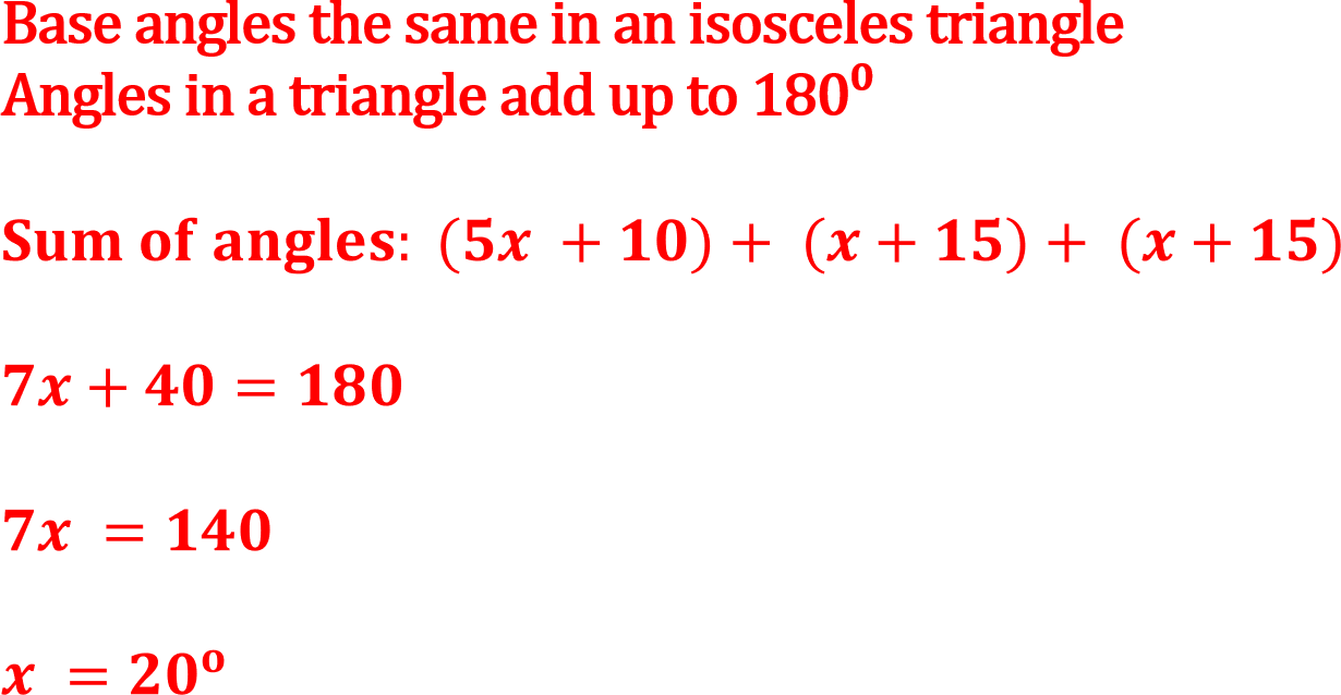Angles in Triangles Quadrilaterals
