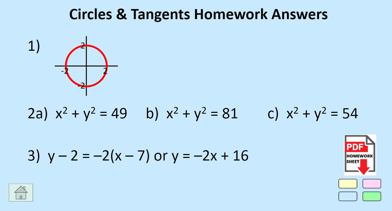 homework maths answers